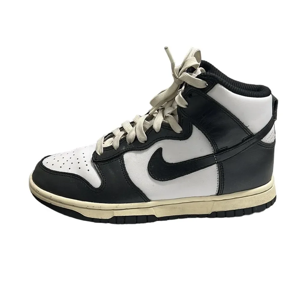 Nike Dunk High Vintage Black Sneakers Women’s Size 6